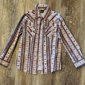 Girls snap Western shirt